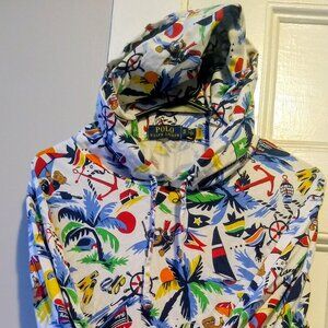 Ralph Lauren hoodie with a Tropical & Nautical print